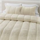 Chenille Linear Comforter &amp; Shams