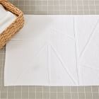 Organic Triangle Sculpted Bath Runner