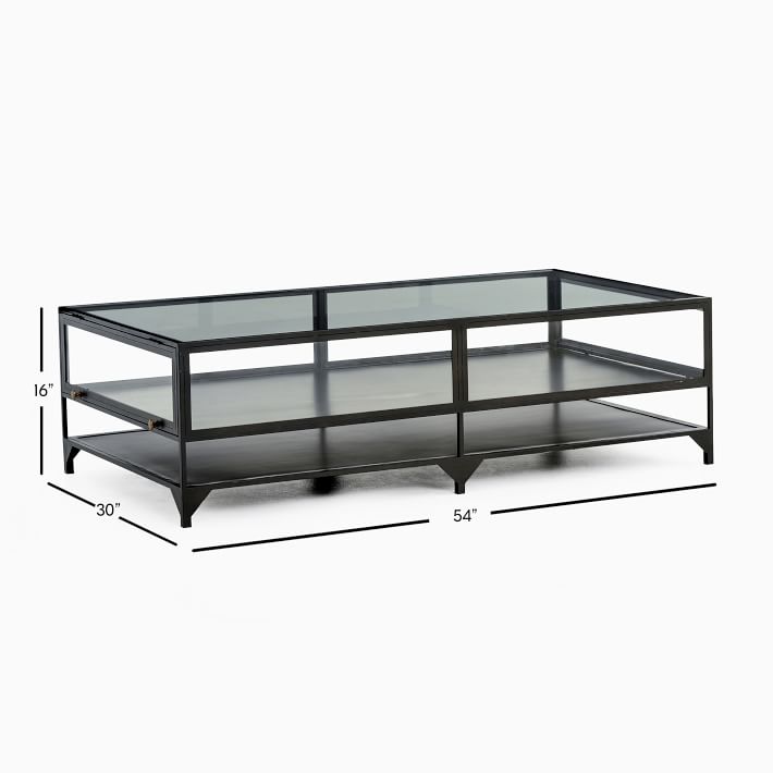 west elm 見せる収納/ディスプレースタンド Terrace Shadow Box payson-rectangle-coffee-table-