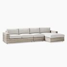 Urban Outdoor 3-Piece Chaise Sectional (130")
