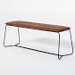 Video 1 for Slope Leather Dining Bench (52")