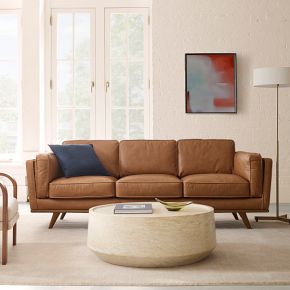 Zander Leather Sofa (90")
