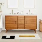 Open Box: Colorblock Bath Mat, Dark Horseradish, 24"x64"