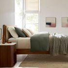 Two-Tone Cotton Linen Blanket