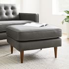 Drake Leather Ottoman