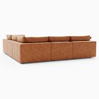 Harmony Modular Leather 5-Piece L-Shaped Sectional (120&quot;)
