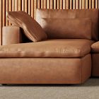 Harmony Modular Leather 3-Piece U-Shaped Chaise Sectional (158")