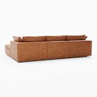 Harmony Modular Leather 4-Piece Ottoman Sectional (120")