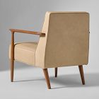 Strickland Leather Show Wood Chair