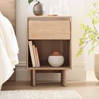 Anton Solid Wood Mini Open Nightstand (16")