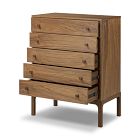 Berriman Walnut 5-Drawer Dresser (32&quot;)
