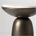 Olina Marble Drink Table (12&quot;)