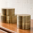 Textured Metal Decorative Boxes
