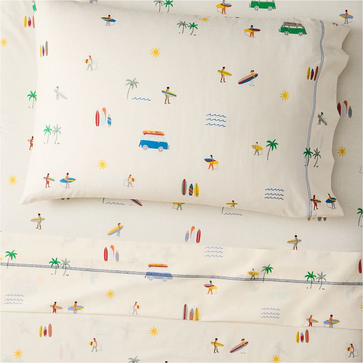 Kids Surf Shack Sheet Set