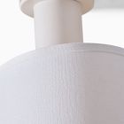 West Elm x PBK Organic Shade Flush Mount