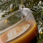 Glass Espresso Shot Ornament
