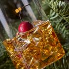 Glass Manhattan Cocktail Ornament