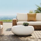 Pebble Indoor/Outdoor Oval Coffee Table (36&quot;)