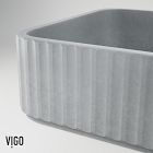VIGO Windsor Rectangle Vessel Bathroom Sink