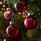 Small Glass Ball Ornaments (Set of 25) - Red