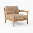 Playa Outdoor Lounge Chair Cushion Cover, Sunbrella Unwind Driftwood