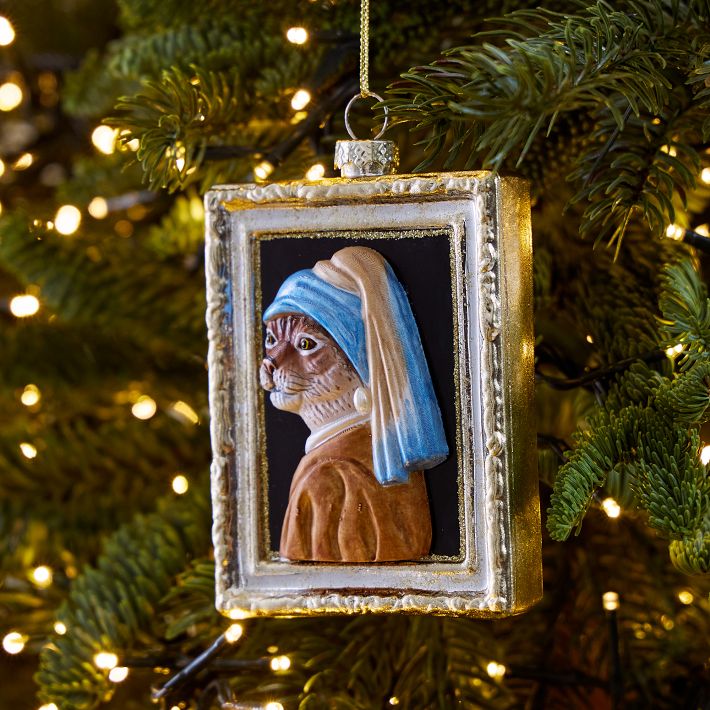 Dapper Lion Glass Ornament