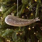Glass Whale Ornament