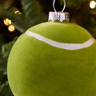 Glass Tennis Ball Ornament