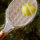 Glass Tennis Racket Ornament