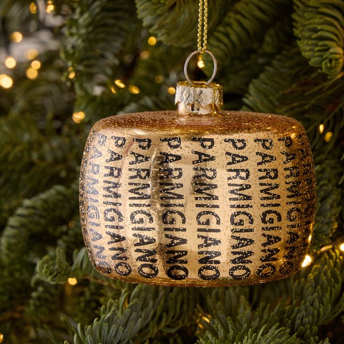 Glass Parmesan Wheel Ornament