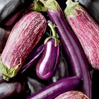 Glass Eggplant Ornament