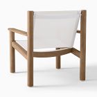 Westport Slim Profile Outdoor Sofa (68&quot;), Cusco Textilene&#174; Sling Lounge Chair &amp; Concrete Pedestal Round Coffee Table (32&quot;) Set