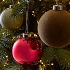 Festive Glass Ball Ornaments (Set of 9)