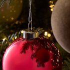 Festive Glass Ball Ornaments (Set of 9)