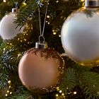 Medium Glass Ball Ornaments (Set of 9) - Champagne