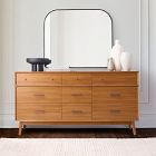 Mid-Century 9-Drawer Dresser (70&quot;) - Acorn