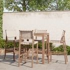 Portside Outdoor Bar Table (35&quot;) &amp; Granada Stools Set