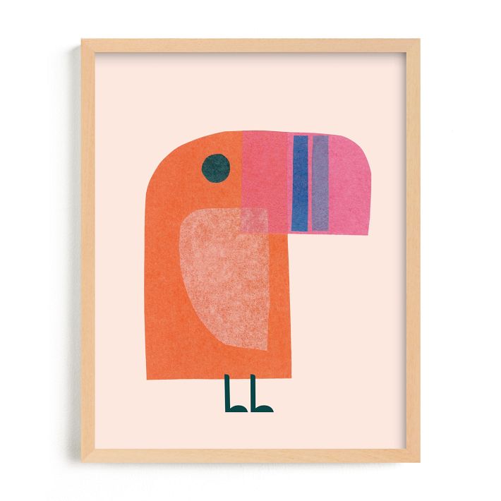 Mod Toucan Framed Wall Art by Minted for West Elm
