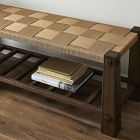 Permelia Woven Bench (65&quot;)