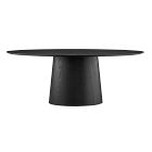 Oval Plinth Dining Table (79&quot;)