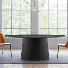 Oval Plinth Dining Table (79&quot;)