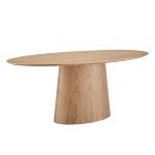 Oval Plinth Dining Table (79&quot;)