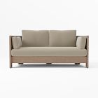 Porto Collection 66 Inch Sofa Cushion Cover, Cast, Ash