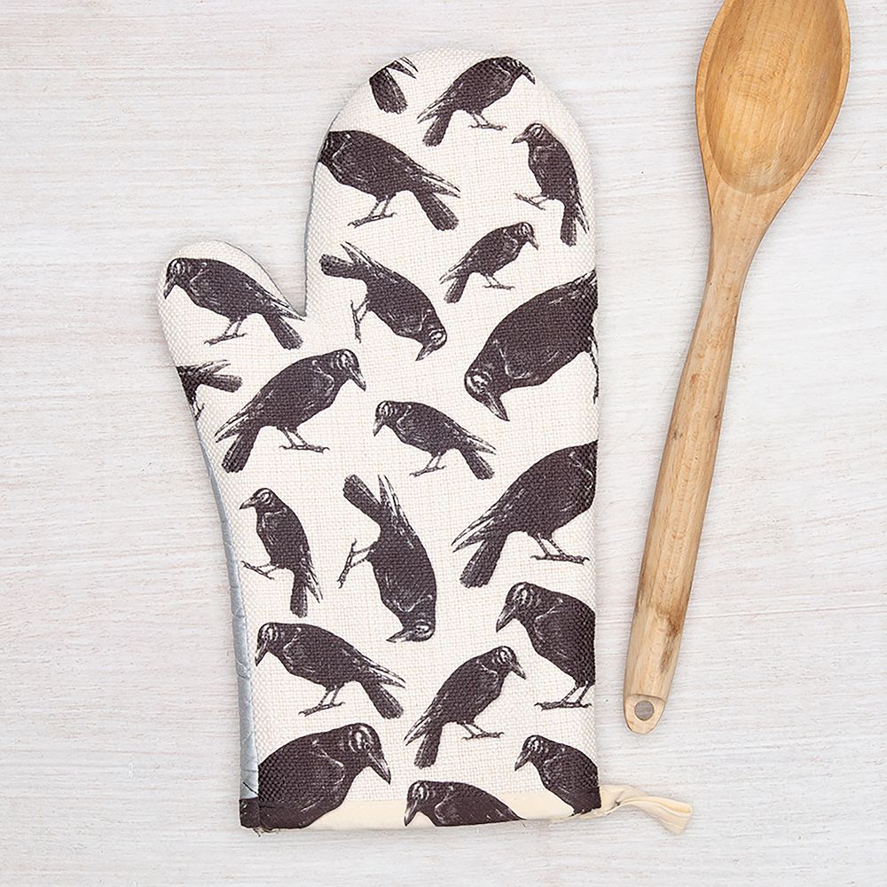 Counter Couture Crow Oven Mitt & Pot Holder