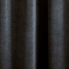 Cotton Velvet Curtain - Stormy Blue