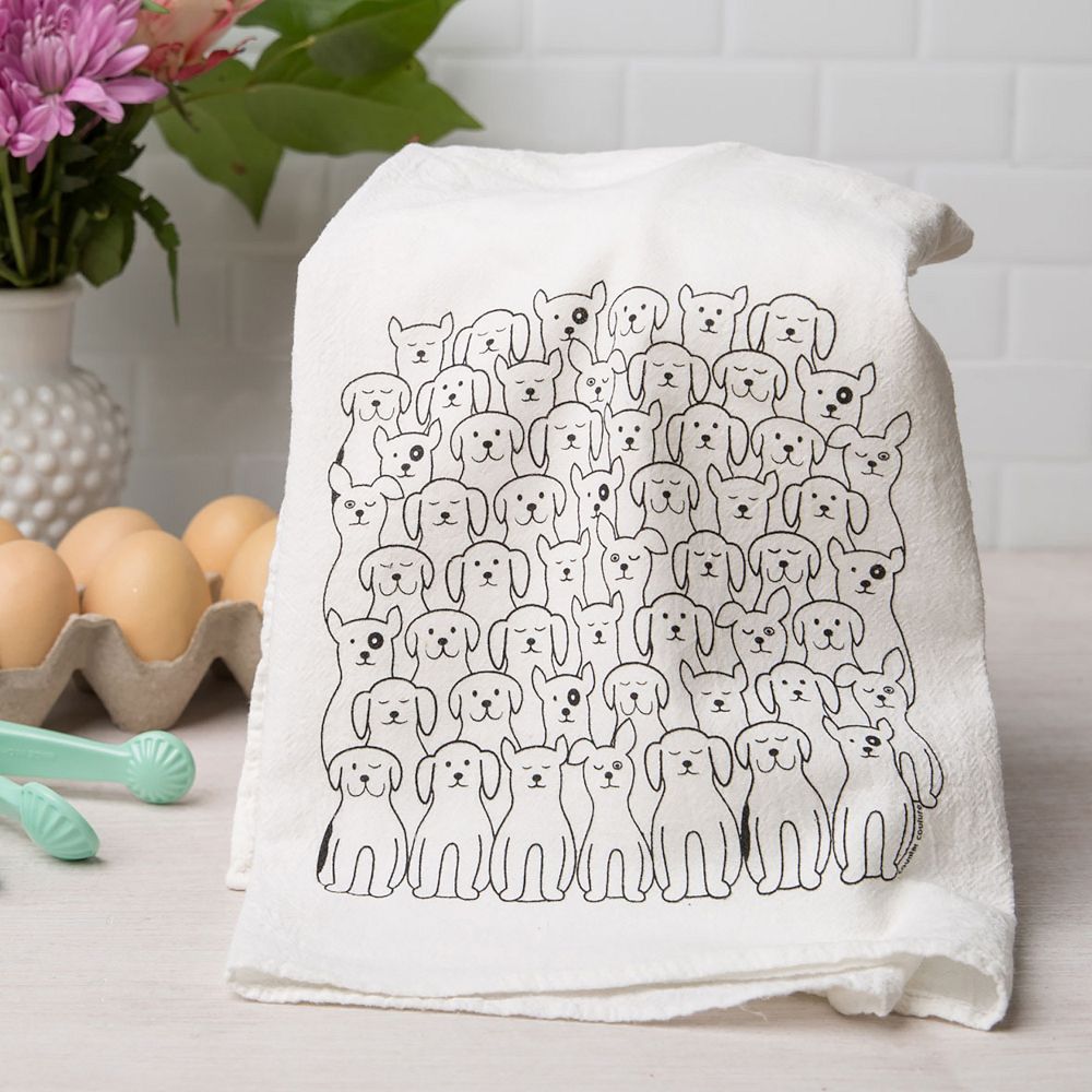 Counter Couture Dogs Flour Sack Towels (Set of 2)