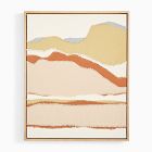 Layered Fabric Framed Wall Art