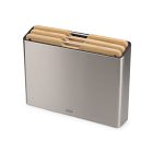 Joseph & Joseph Folio Steel Bamboo Cutting Boards (Set of 3)