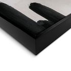 Black Degrade Diptych Framed Canvas Wall Art