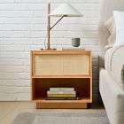 Callahan Solid Wood Rattan Nightstand (24&quot;)